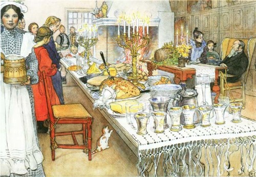 Julaftonen av carl larsson 1904